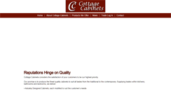 Desktop Screenshot of cottagecabinets.co.uk