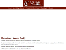 Tablet Screenshot of cottagecabinets.co.uk